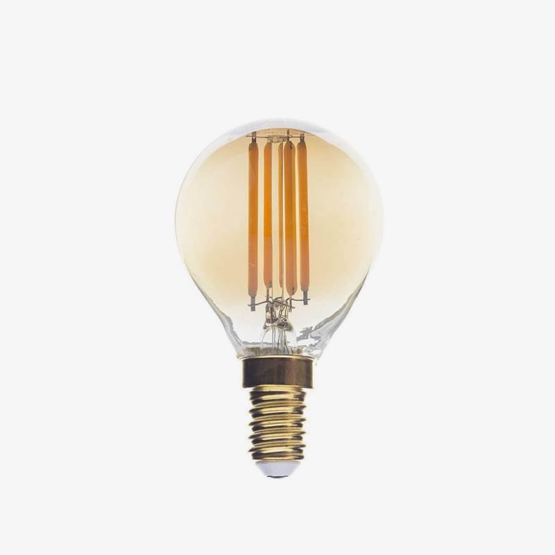Dimabilna LED žarulja E14 4W G45 zlatno staklo