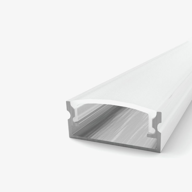 Bijeli nadgradni aluminijski profil opalno bijeli difuzor