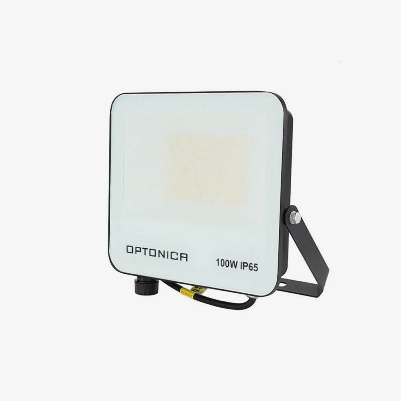 Crni LED reflektor Easy Fix 100W 9000 lm CCT podesiva boja svjetlosti IP65